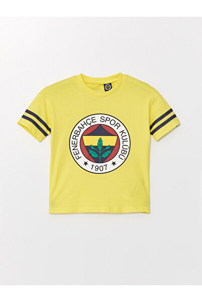 LC Waikiki LCW Bisiklet Yaka Kısa Kollu Fenerbahçe Baskılı Erkek Bebek Tişört