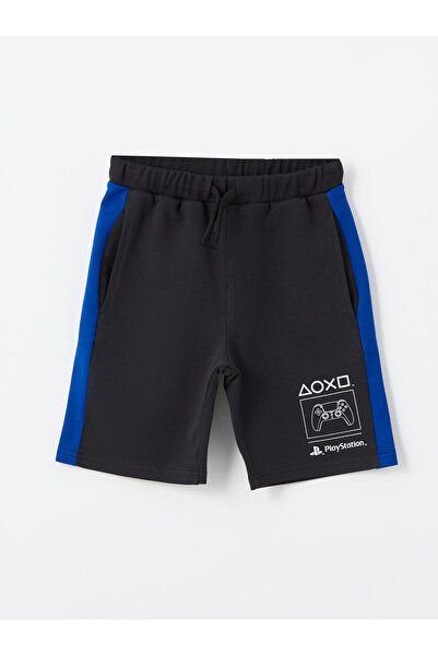 LC Waikiki Chlapecké kraťasy s elastickým pasem s potiskem PlayStation - LCW