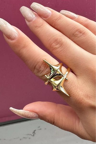 Only Vogue Metal Adjustable Ring with 2 Years Warranty Certificate