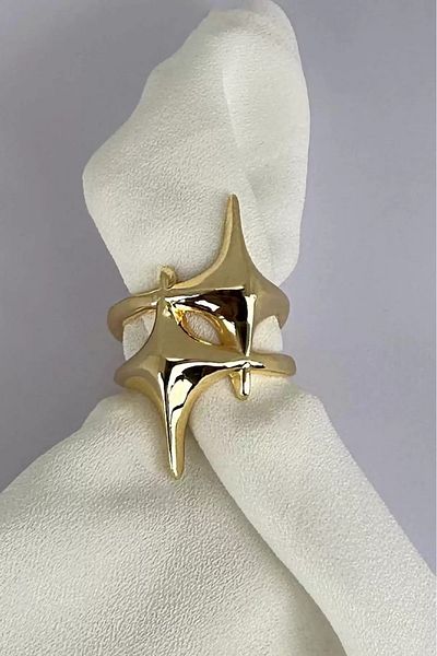 Only Vogue Metal Adjustable Ring with 2 Years Warranty Certificate