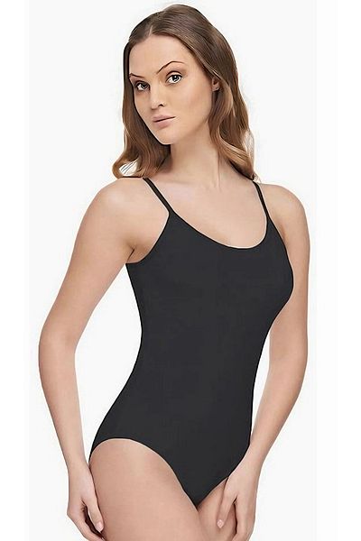 B&S Giyim Tutku Modal Women &Apos; S Black Bodysuit with String Straps and Snaps, 2-Pack 2004
