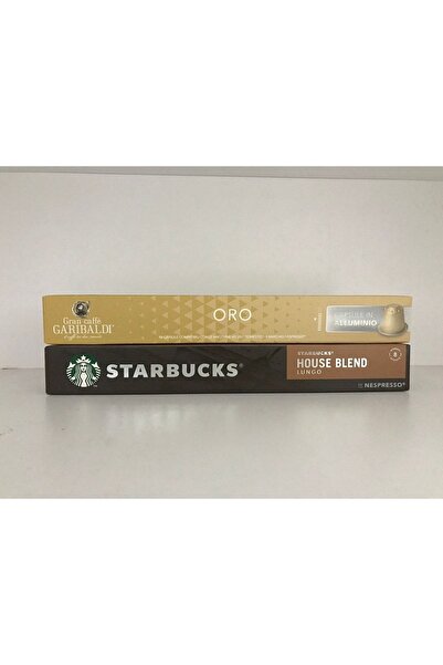 Starbucks كبسولات قهوة متوافقة مع نسبريسو هاوس بليند وجران أورو 20 كبسولة