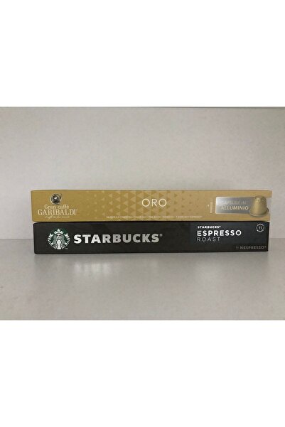 Starbucks كبسولات قهوة اسبريسو روست وجران أورو متوافقة مع نسبريسو 20 كبسولة