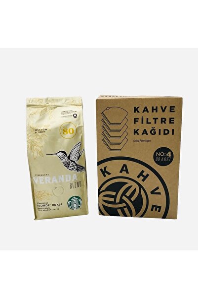 Starbucks Patio Ground Filter Coffee 250 Gr + Filter Coffee Paper 1x4 80pcs
