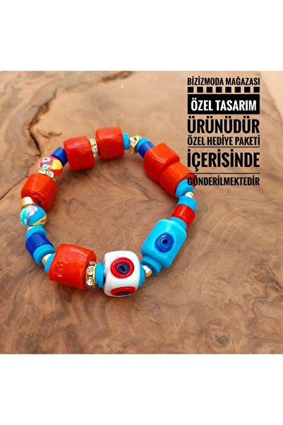 bizizmoda زجاج الطابق السفلي الخرز سحر مورانو عين الشر الخرز سوار عين الشر مط...