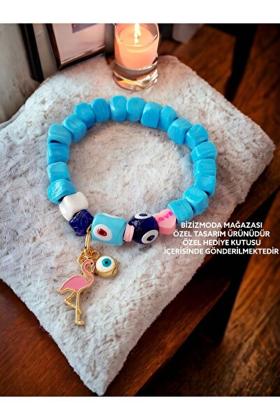 bizizmoda Cam Bodrum Boncuk Charm Murano Nazar Boncuk Bileklik Nazar Boncuklu...