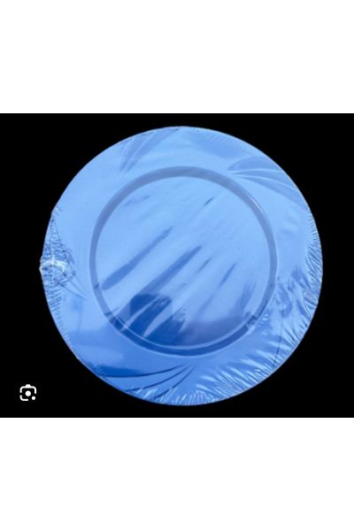 partideyince Mica Crystal Plate 6 pcs dark blue (22 cm)