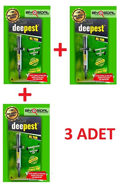 Deepest Haşere Öldürücü Hamamböceği Ve Karınca Jeli ( 3 Adet X 5 gr )