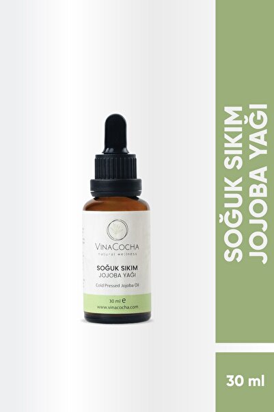 Vinacocha %100 Saf Soğuk Sıkım Jojoba Yağı 30 ml