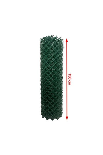 CİHAN TEL ÇİT Cihan Çit Pvc Kaplı Örgü Tel Bahçe Çiti - 3,00 Mm Kalınlık 75x7...