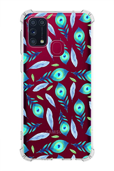 PrintiFy Prinrify Samsung Galaxy M31 Compatible Evil Eye Bead 3 Printed Trans...