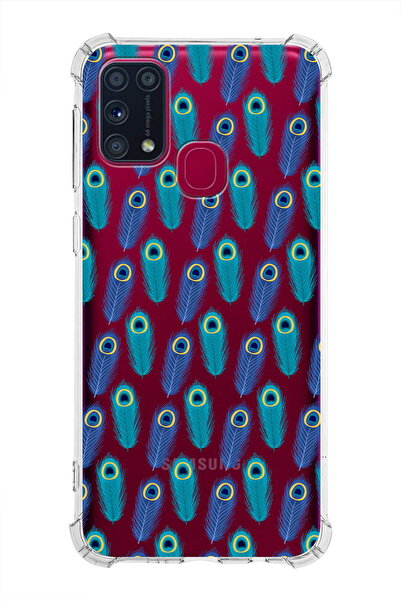 PrintiFy جراب PrinriFy Samsung Galaxy M31 متوافق مع Evil Eye Bead 4 مطبوع ومض...