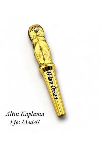 ByHediye Nargile Sipsi Altın Kaplama Efes Modeli Kişiye Özel