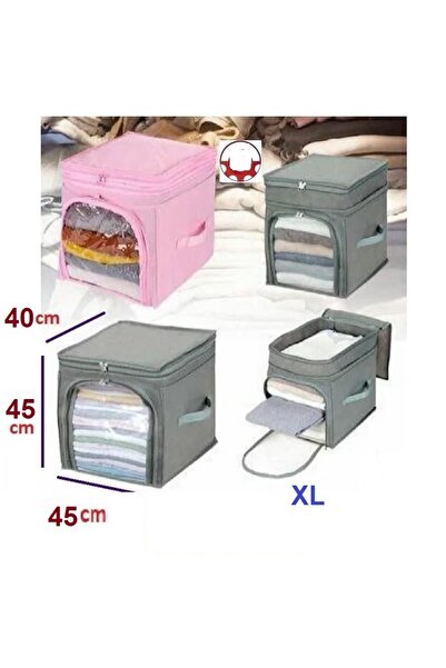farist Pencereli Giysi Yorgan Yastık Hurcu Saklama Çantası Over Wiew