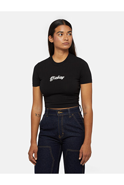 Dickies Women's and Girls' Black T-Shirt - DK0A4YK9BLK1