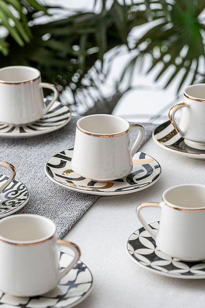 ACAR Petra 6-Person Coffee Cup Set - 90 ml