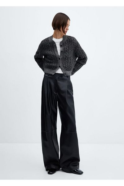 MANGO Woman Buttoned Knitwear Cardigan