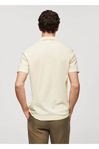 MANGO Man Pamuklu pike polo gömlek