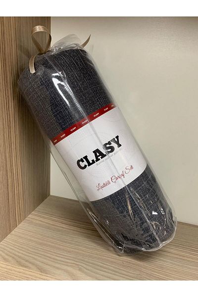 Clasy Ranforce Fitted Sheet Set Single Black