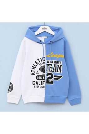 WANEX Erkek Cocuk Kapu onlu Sweatshirt 15671 Mavi Fiyat Yorumlar Trendyol