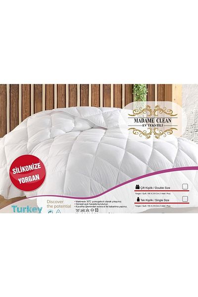 Madame Clean Home لحاف لوكس كومفورت مفرد من الألياف الدقيقة مضاد للحساسية 155x215