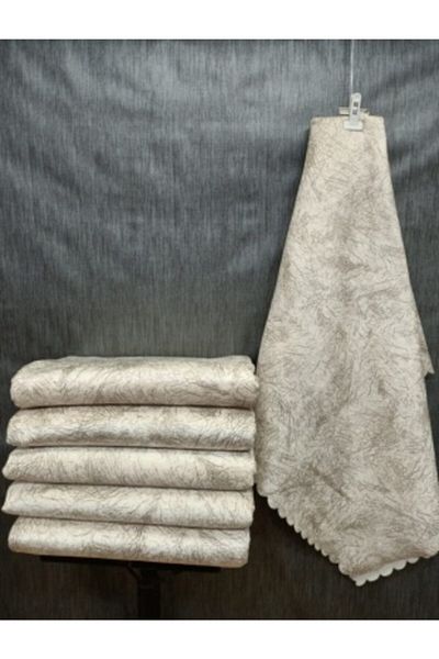 Madame Clean Home Silk Velvet Veined Pattern Sponge Sofa Sofa Bed Cover Ecru