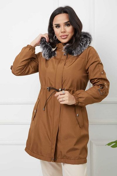 Vibeys Collection Водоустойчиво дамско зимно палто и палто с кожена подплата