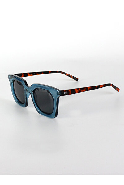PETİTO NUNU LIGHT BLUE LEOPARD BLACK KADIN GÜNEŞ GÖZLÜĞÜ (49-24-145)