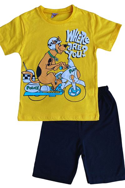 Nisankids Boy's Scooby Doo Printed Suit - 100% Cotton, One Size