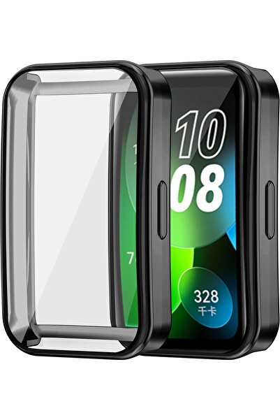 Fibaks Huawei Band 8 - 9 - 10 Uyumlu Kasa Ve Ekran Koruyucu 360 Tam Koruma Si...