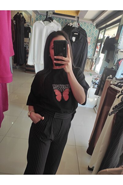 Sublime Butik Cırt Cırtlı Bol Paça Palazzo Pantolon