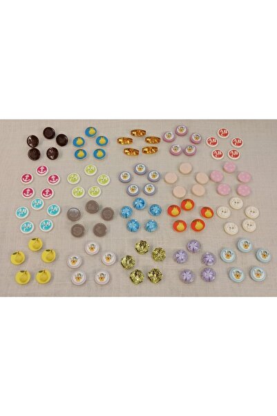 Elitt Karma Bebek Düğmesi 100 Adet ( 7 )