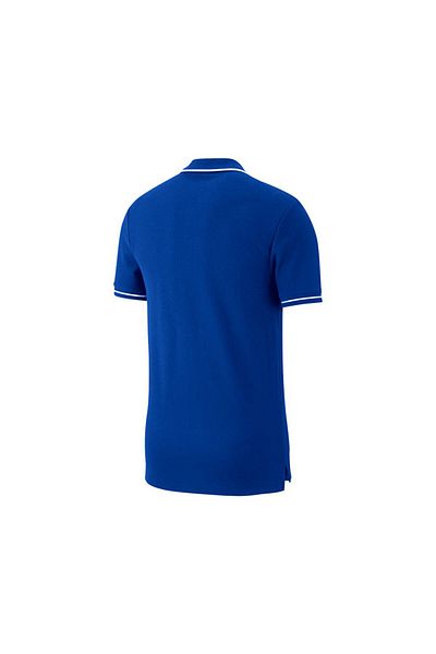 Nike Μπλε ανδρικό μπλουζάκι πολο ποδοσφαίρου - Club19 Ss AJ1502-463