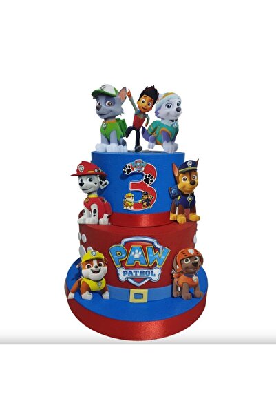bizdenpastacılık Paw Patrol Maket Pasta Model 2