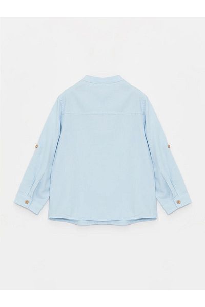 LC Waikiki LCW baby Hakim Collar Long Sleeve Basic Baby Boy Shirt