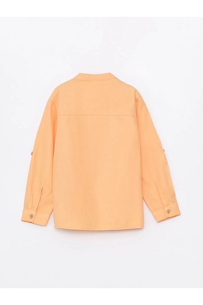 LC Waikiki LCW baby Hakim Collar Long Sleeve Basic Baby Boy Shirt
