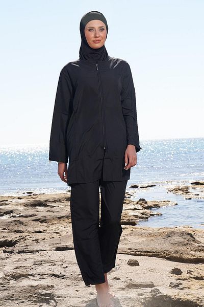 Estiva ESTİVA Long Sleeve Boned Closed Swimsuit