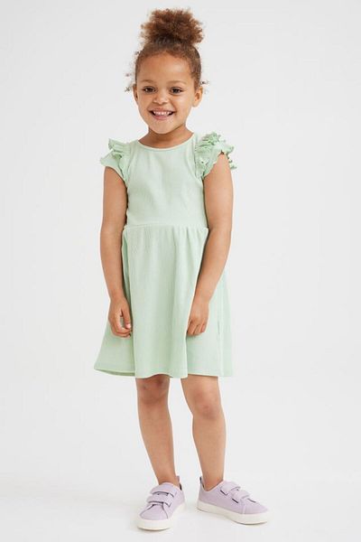 Zeyder Kids Rochie pentru fetiță cu mâneci cu volane