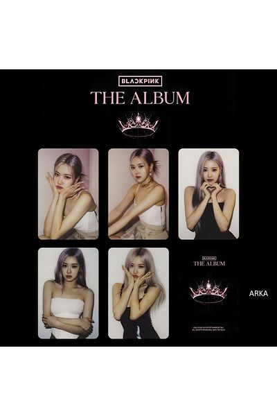 Kpop Dünyasi Blackpink Rose ''The Album'' Album Card Set
