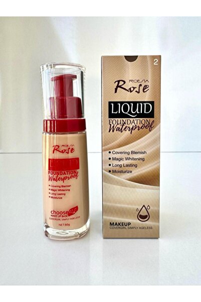 Roesıa Rose Cosmetics Rose Waterproof Lıquıd Fondöten