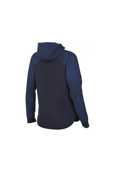 Nike Jachetă de antrenament de fotbal pentru femei albastru bleumarin - W Nk Df Strk23 Trk Jkt cu glugă DR2573-451