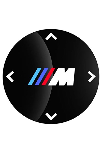 İKTUNING BMW M LOGOLU MULTIMEDYA DÜĞME ÜZERİ STICKER (48 MM)