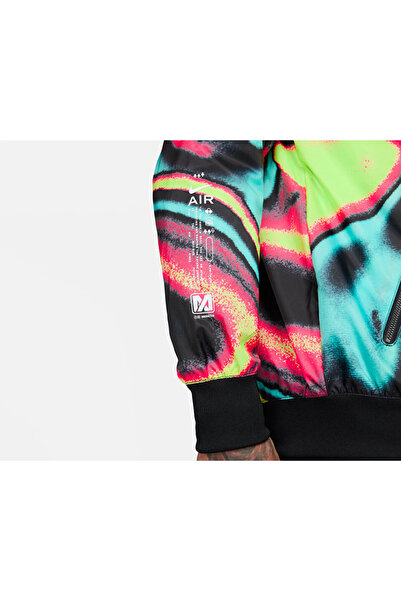 Nike Erkek Günlük Ceket M Nsw Wvn Lnd Wr Jkt Max Vol HF4446-674 Çok Renkli