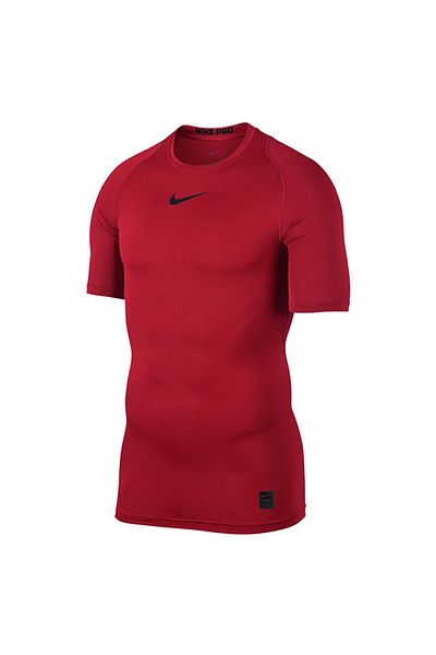Nike Κόκκινο ανδρικό μπλουζάκι - M Np Top Ss Comp 838091-657