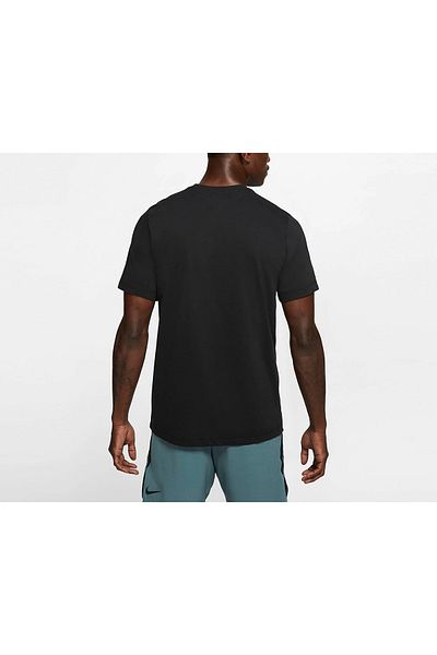 Nike Μαύρο ανδρικό μπλουζάκι προπόνησης - M Nk Df, Dfc Crew Solid AR6029-010