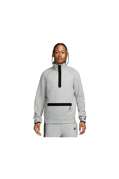 Nike Γκρι ανδρικά φούτερ - M Nk Tch Flc Hz FB7998-063 Καθημερινή χρήση