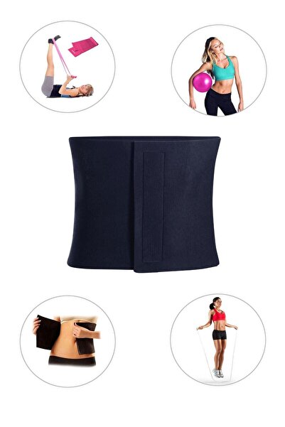 Spor Byfit Široki neoprenski termo korzet za struk + lopta za ravnotežu + pil...