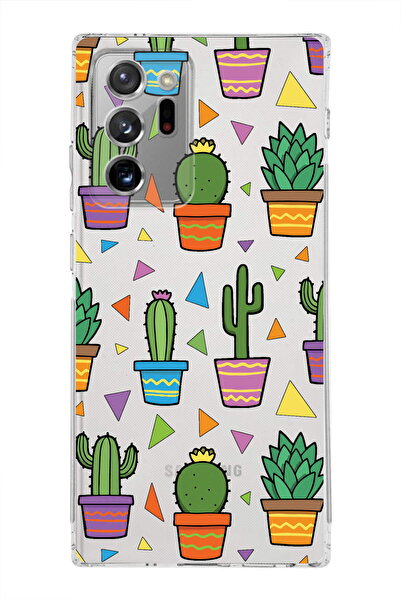 PrintiFy Samsung Galaxy Note 20 Ultra ile Uyumlu Water Color 4  Kamera Koruma...