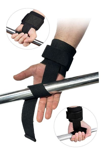 Spor Byfit Grip Pro Lifting Straps Wristband Supported Weight Lifting Belt