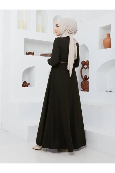 KMKkombin Καλοκαιρινό παλτό με μοτίβο με μανίκια και μέση Mevlana